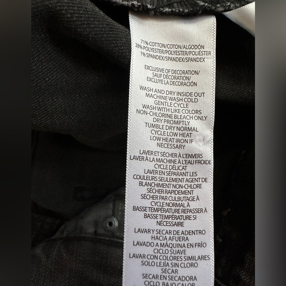 Calvin Klein | Washed Charcoal High-Rise Slim Ankle Jeans | Size 28 - Picture 7 of 7